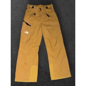 The North Face Boys Freedom Insulated Snow Pants M 10/12 Timber Tan DryVent